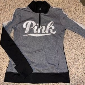 PINK quarter zip. Used- like new